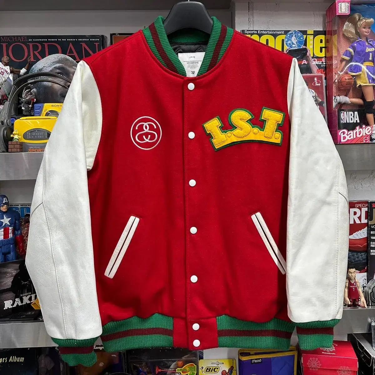 STUSSY TRIBE VARSITY JK 스투시 바시티 자켓