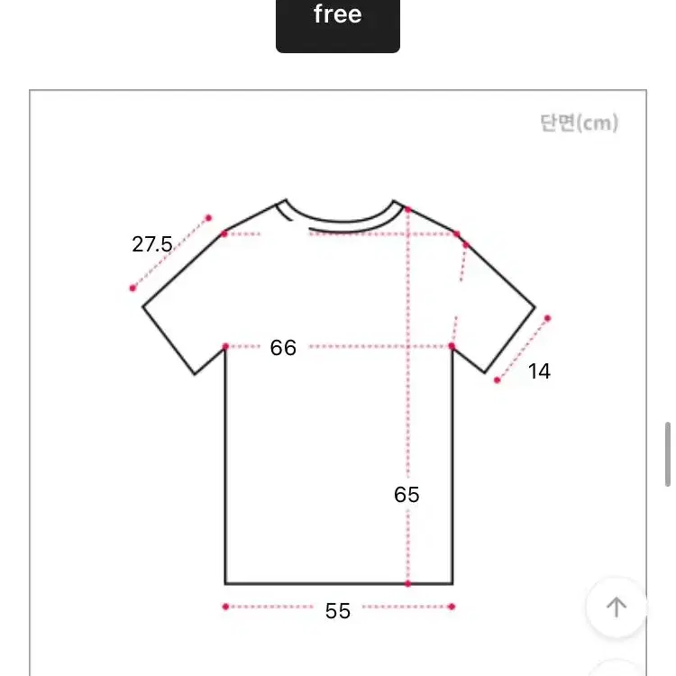 에이블리 등파임 엑스 찰랑 티셔츠 반팔