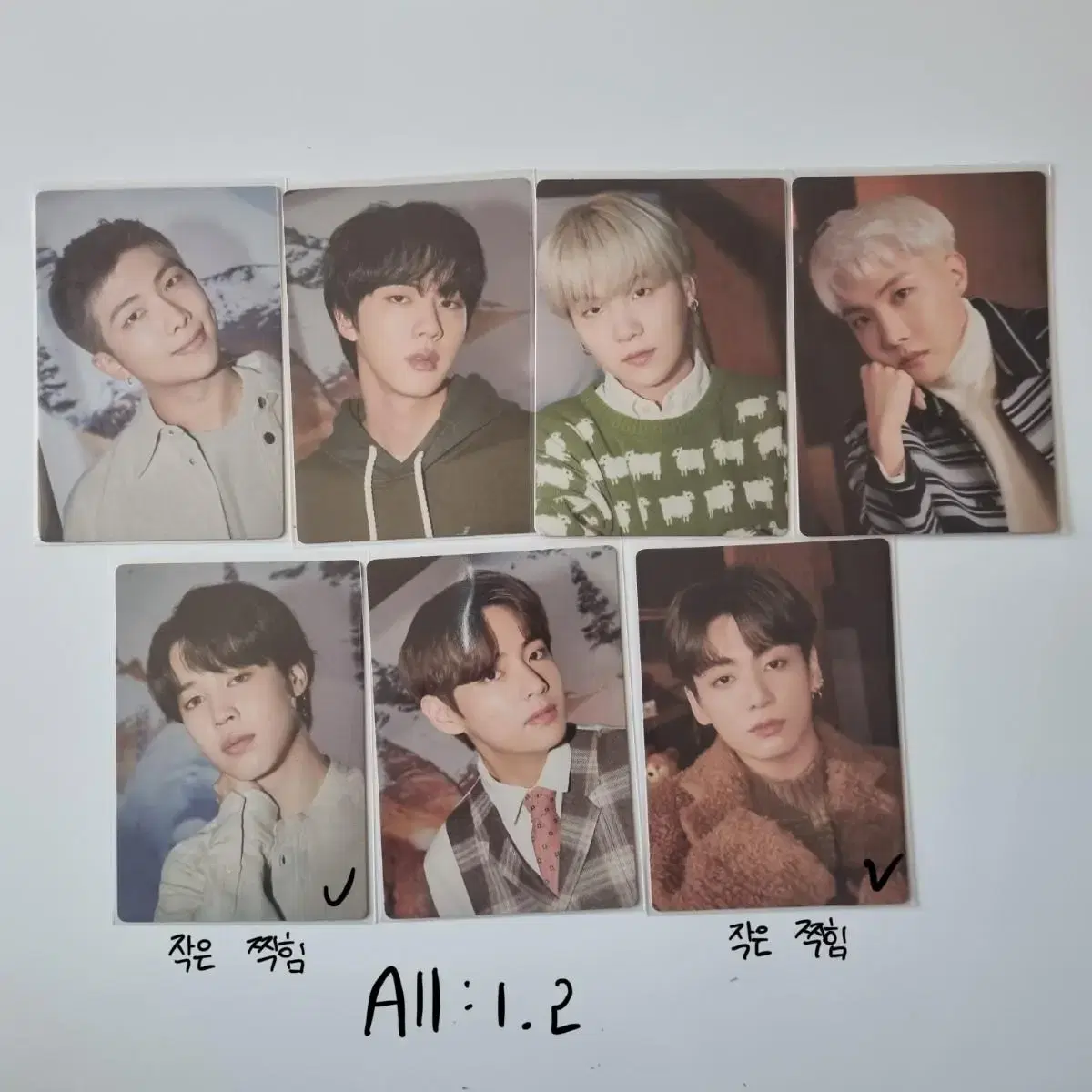 Bangtan Holiday Mini Photocard Wts.