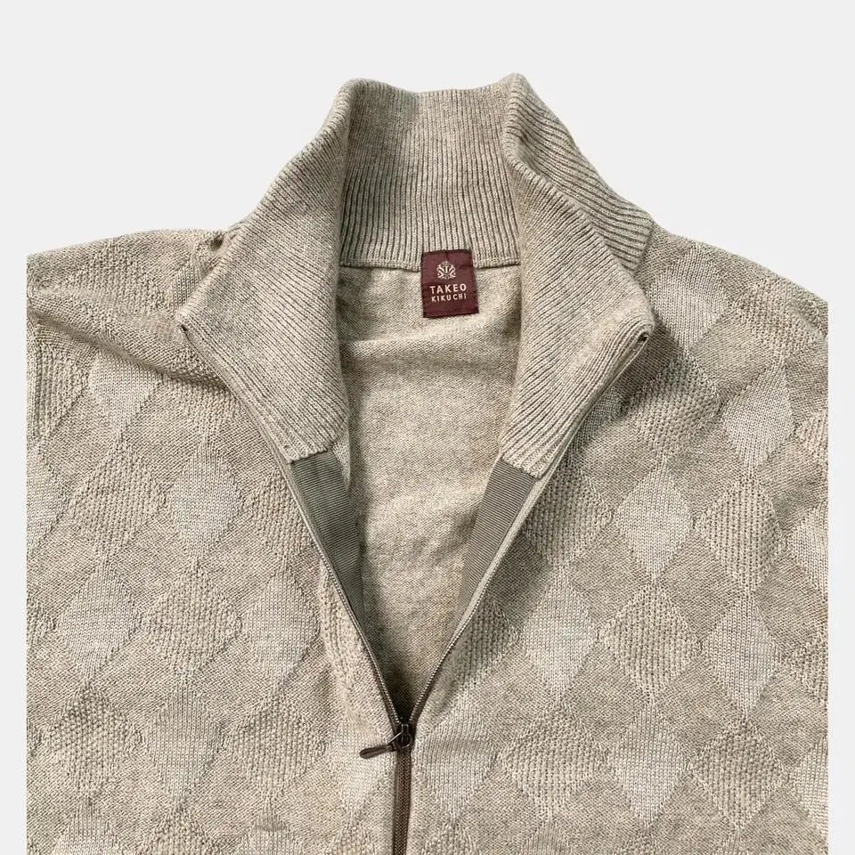 takeo kikuchi argyle pattern jacket