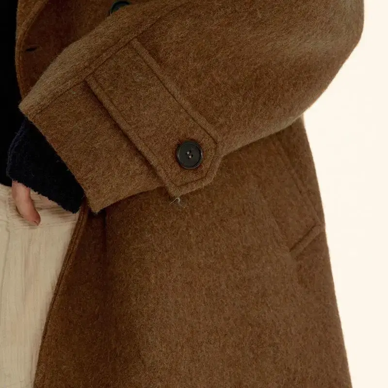 (새상품) 시엔느 Lucci Impero Double Coat Camel