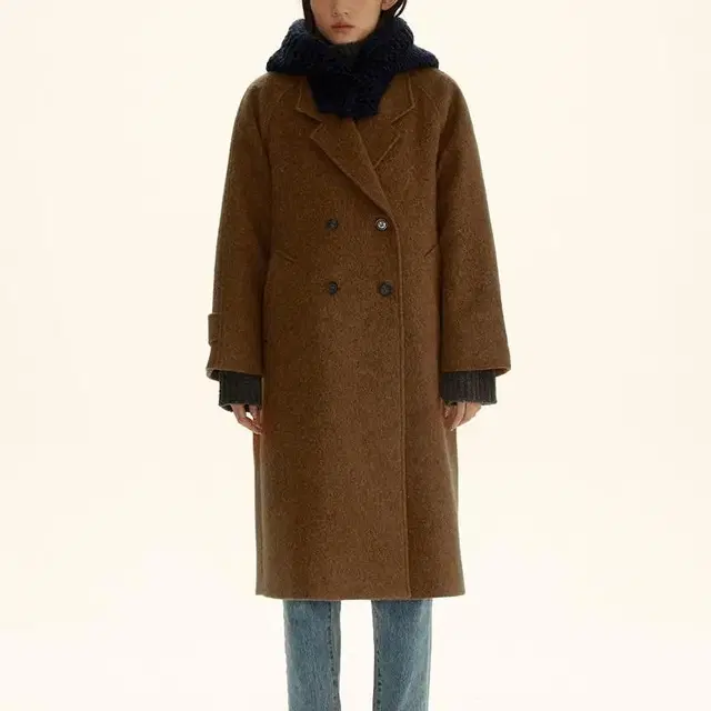 (새상품) 시엔느 Lucci Impero Double Coat Camel