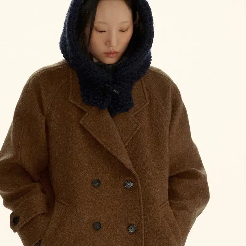 (새상품) 시엔느 Lucci Impero Double Coat Camel