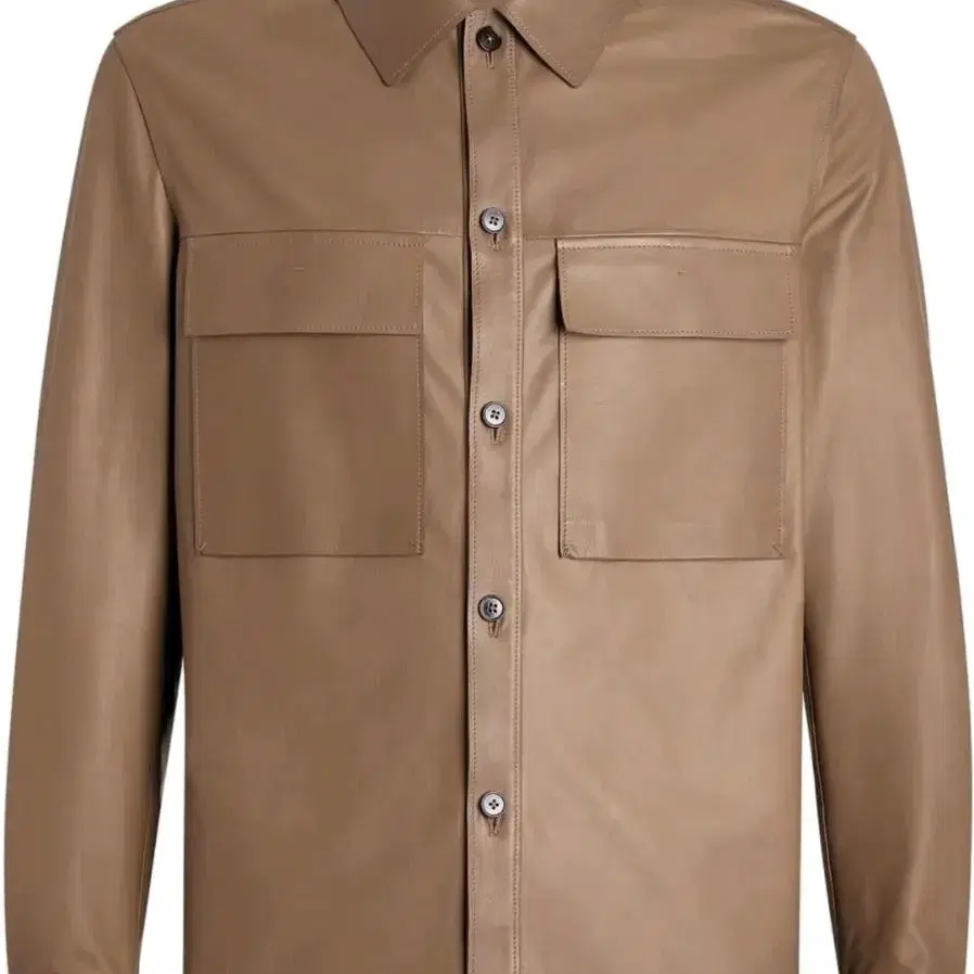 Zegna leather shirt jacket 제냐 가죽 셔츠 자켓