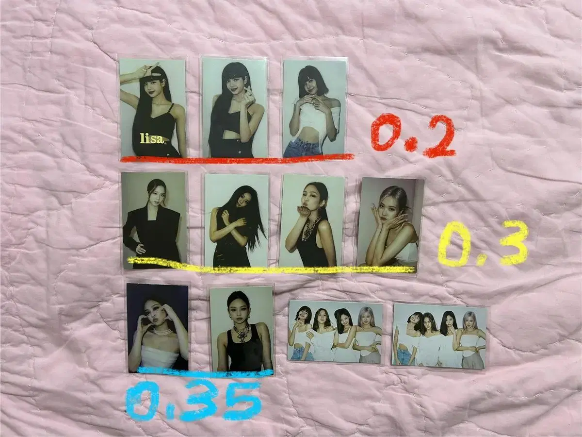 Black Pink's debut album, Photocard.