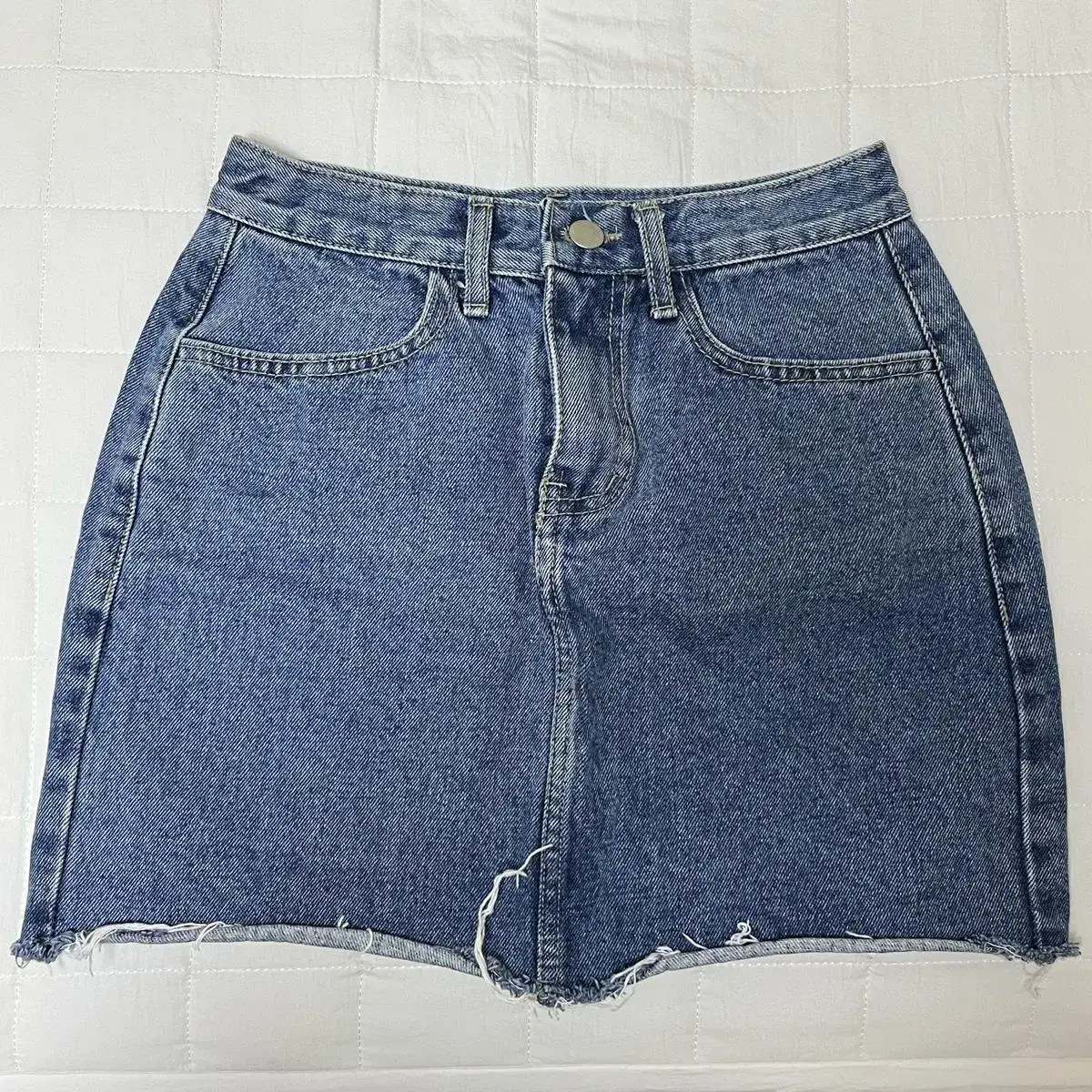 Medium Blue Miniskirt Skirt Small