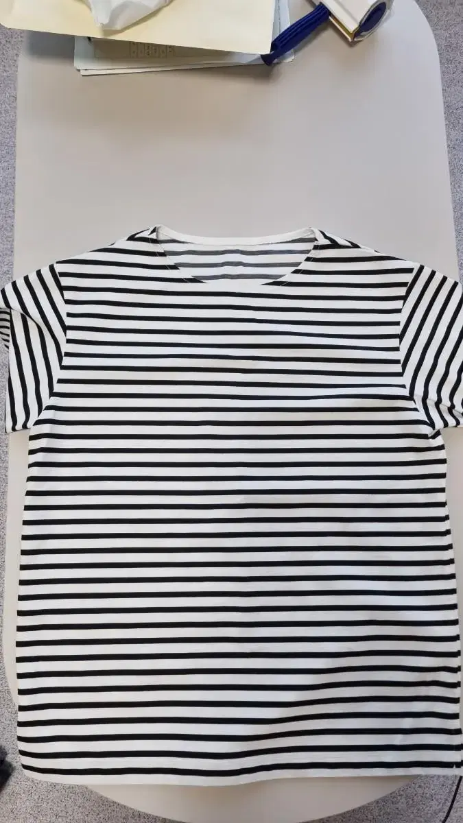 Eight Seconds Striped Vahn Short Sleeve Tee Black White Size M for sale