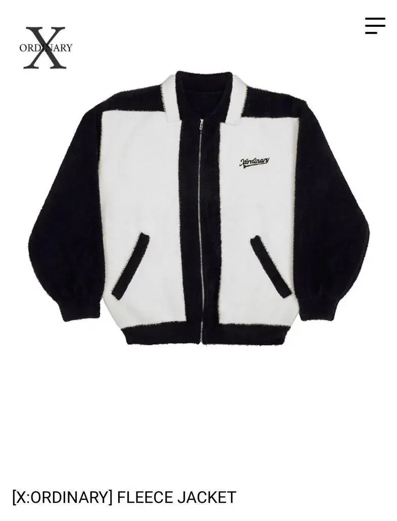 [엑스오디너리] FLEECE JACKET 후리스 자켓