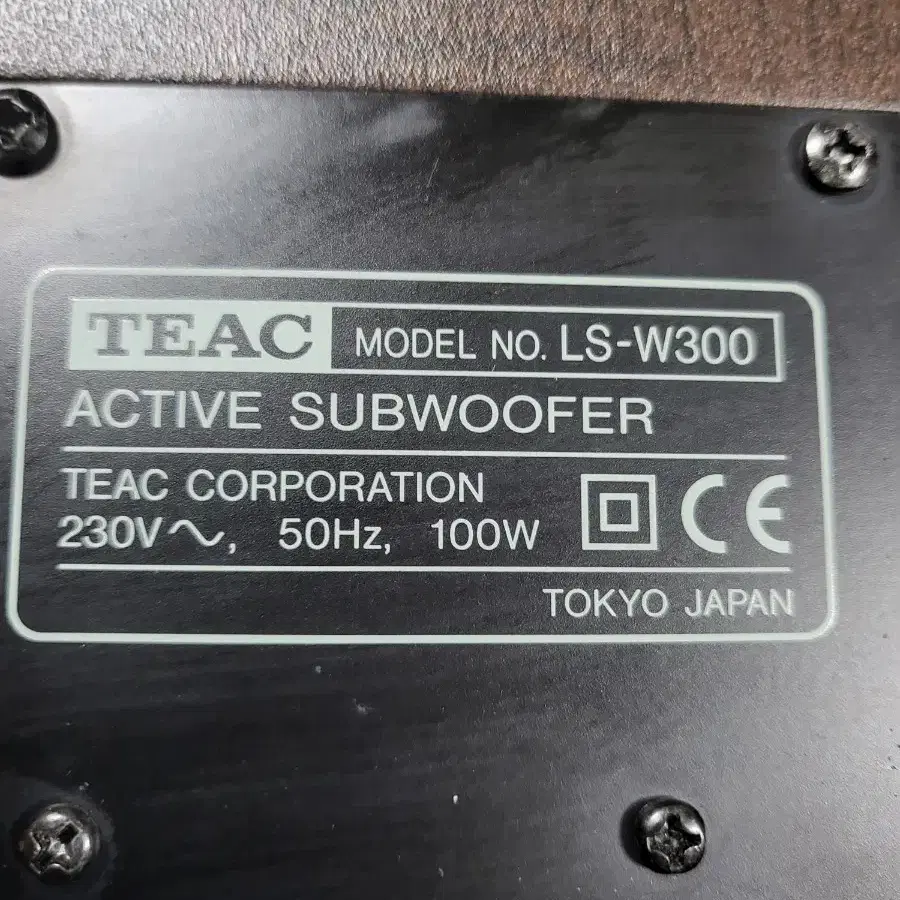 일본 티악 TEAC 엑티브서브우퍼 LS-W300