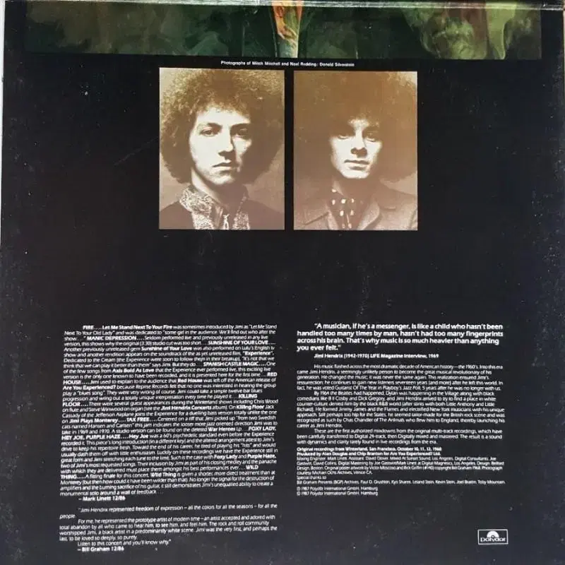 JIMI HENDRIX-LIVE AT WINTERLAND 2LP(GF)