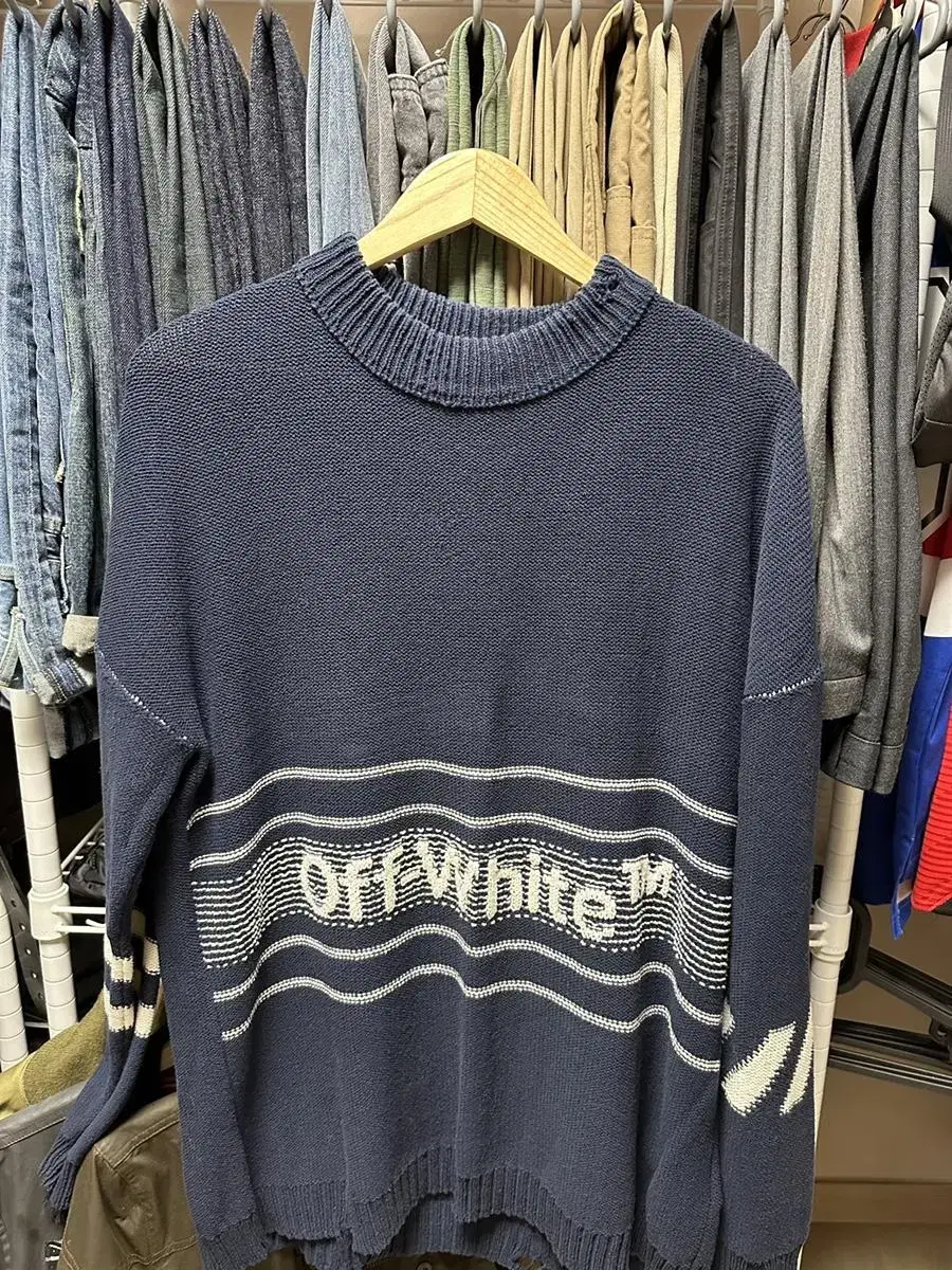 (XS) Off-White Sweater true to size L-XL