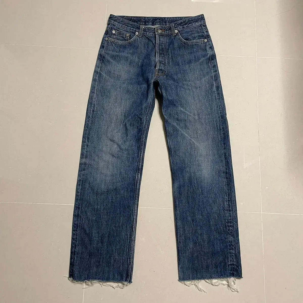 Genuine Absolute jin Vintage Washed Denim Pants Jeans 30