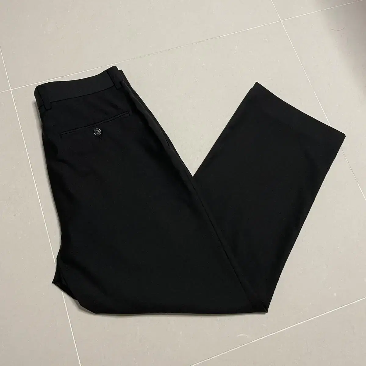 Genuine Spao One-Tuck Slacks Pants Black Pants 30