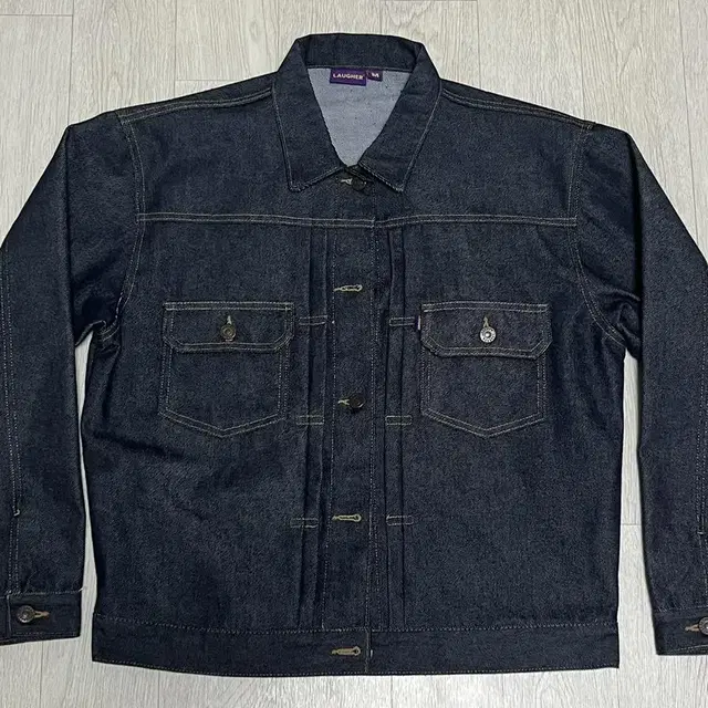 라퍼 COWBOY DENIM JACKET - DEEP BLUE M