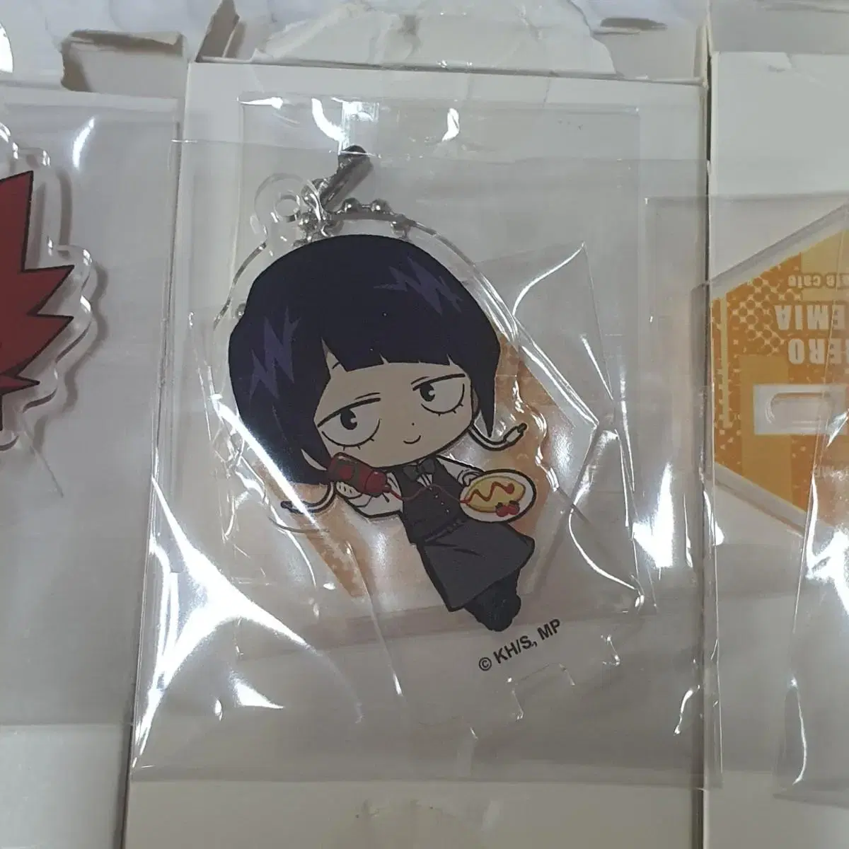 New)Hiroaka Animate Collaboration acrylic keyring Jiro Kyoka