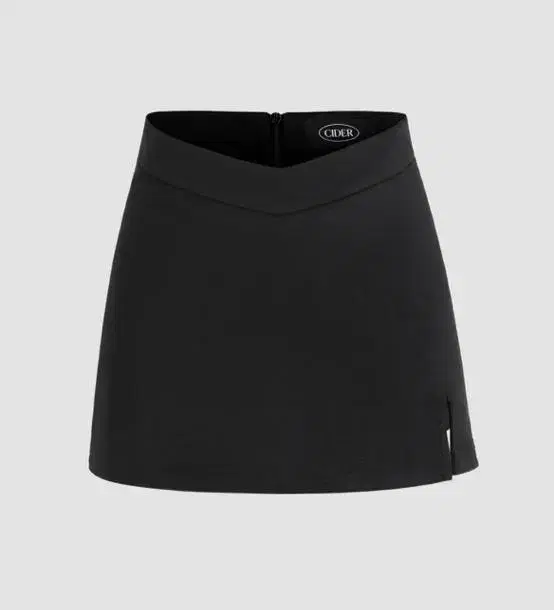 샵사이다 solid slit basic skort 블랙 스커트 치마