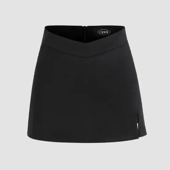 샵사이다 solid slit basic skort 블랙 스커트 치마