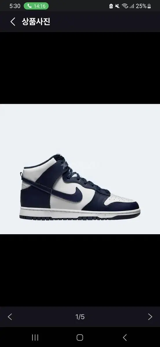 Dunk High Championship Navy 280