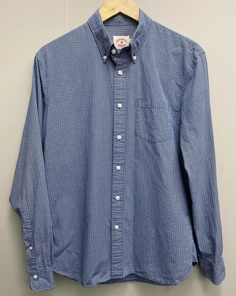 (M~L)Brooks Brothers One-Pocket Gingham Check Stripe Shirt Polo