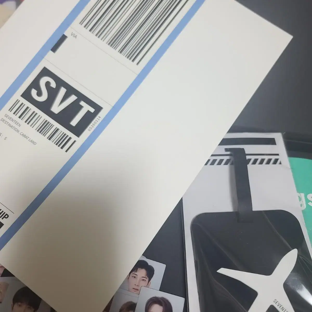 Seventeen Membership kit Airline Teen wts carrot zone New Rotaractors Park Hwa Ming