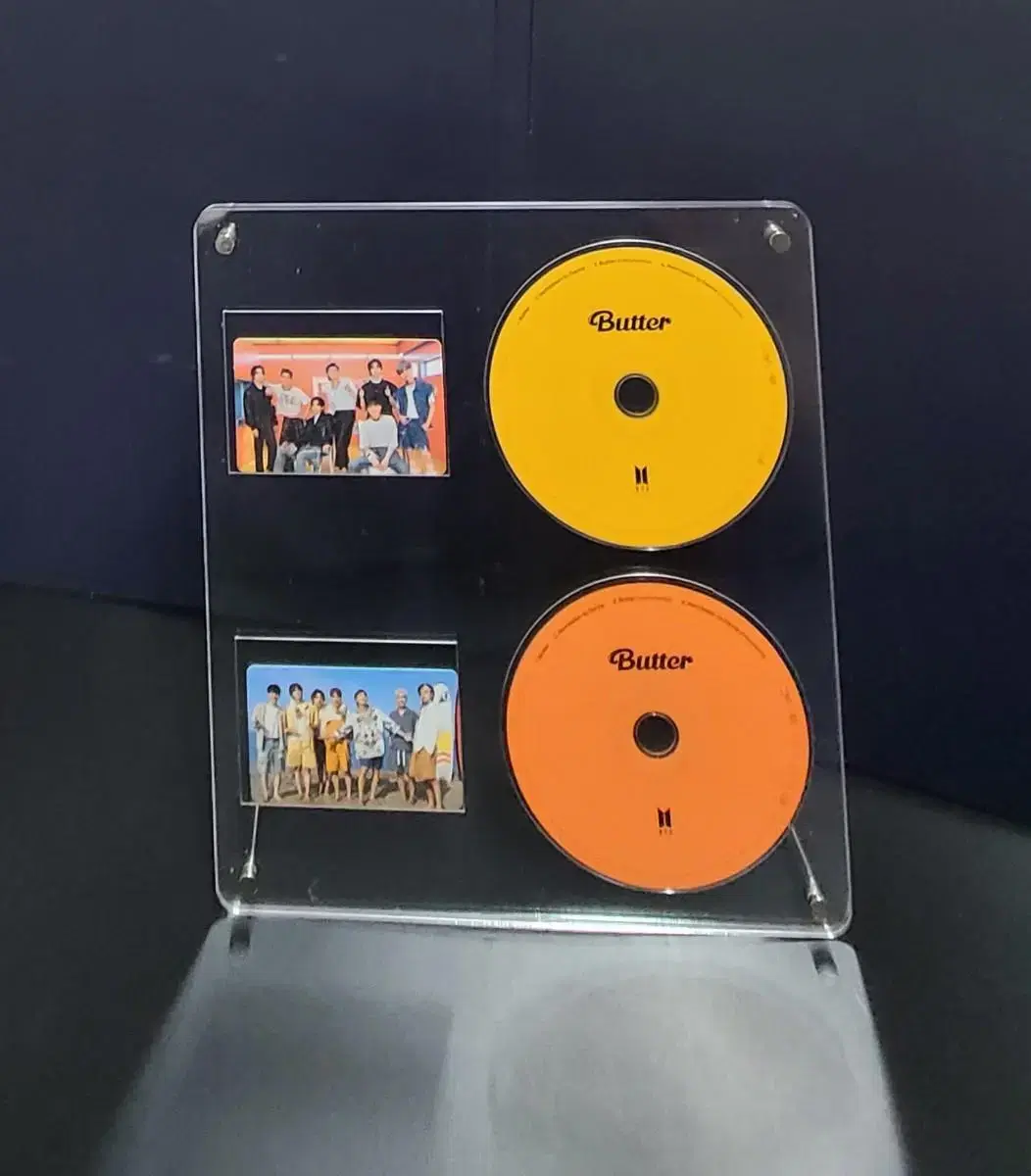 NEW)Idol photocard Photo Card album CD acrylic Holder Photo Frame (D)