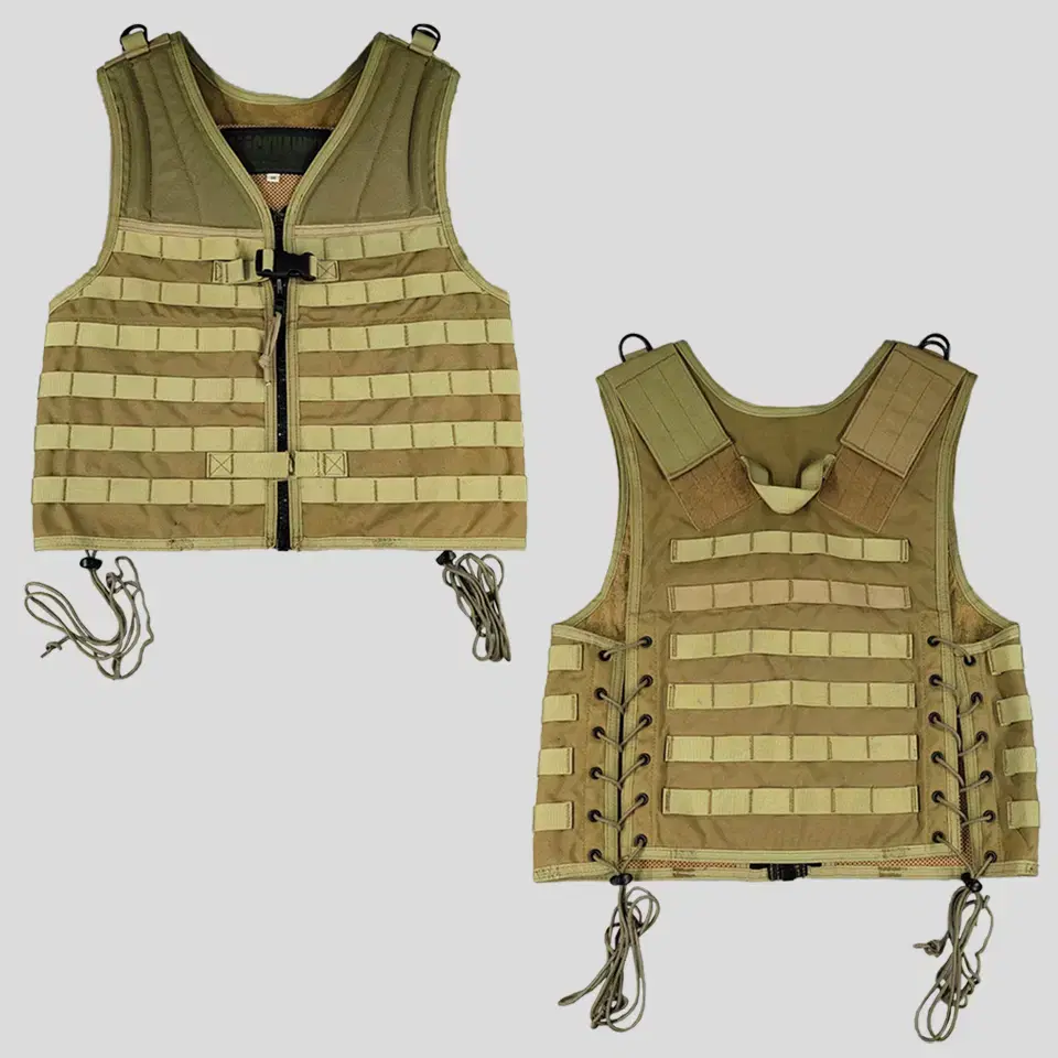 BLACKHAWK Khaki Tactical Military Tactical Zip-Up Vest Vest