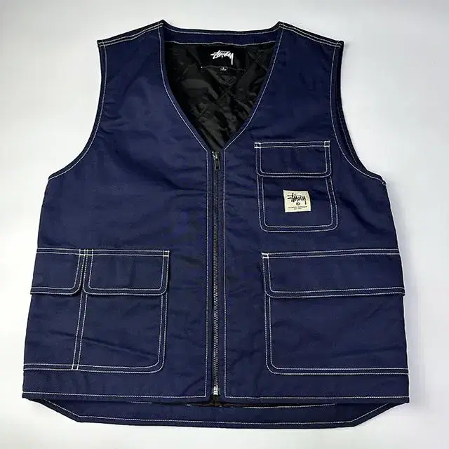 STUSSY Poly Cotton Work Vest 스투시 베스트