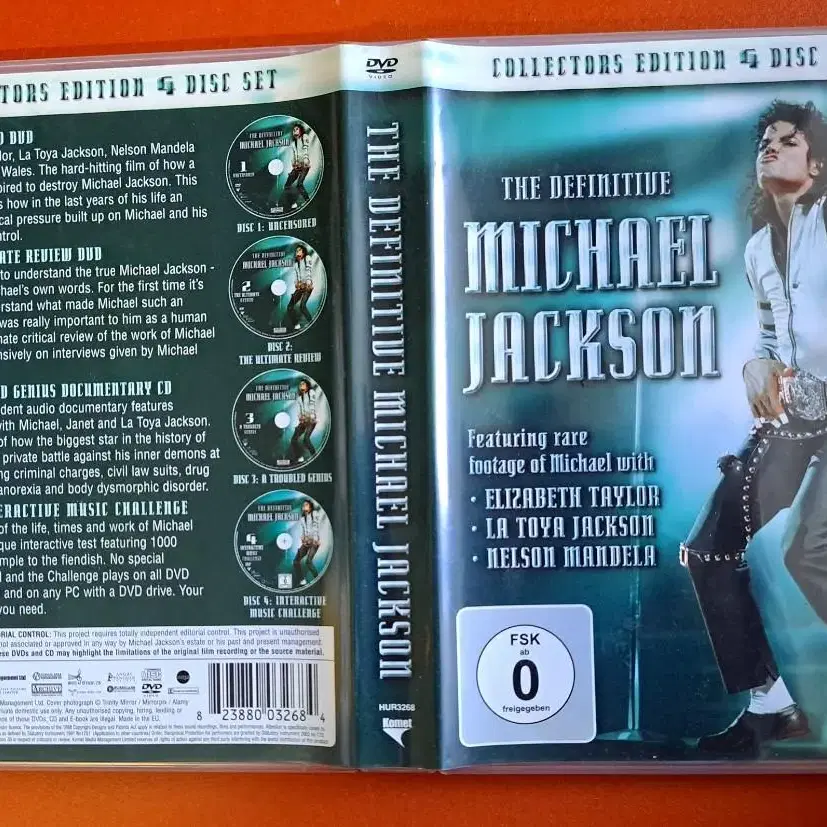 마이클잭슨 Michael Jackson 초희귀 4XDVD 박스