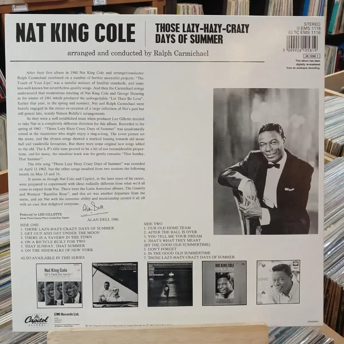 [민트급] NAT KING COLE  수입 LP 할인 가격