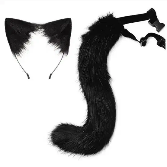 Cat Headband Tail Gloves fansign