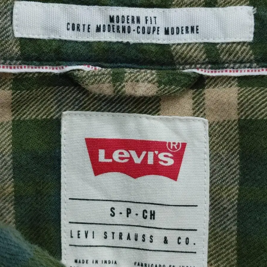 LEVIS 리바이스 긴팔 체크 남방