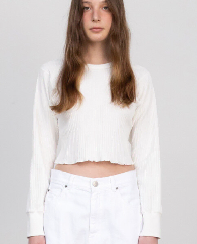 [ viaplain ] Via Easy cropped T-shirt