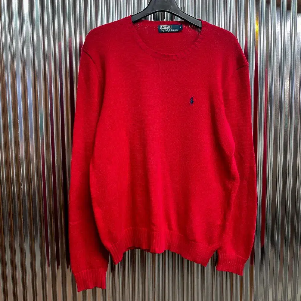 POLO RALPH LAUREN COTTON ROUND-NECK KNIT (L) H186