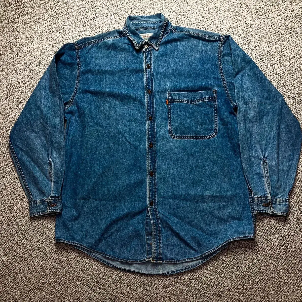 90s Levis Orangetabbed 1 Pocket Denim Shirt