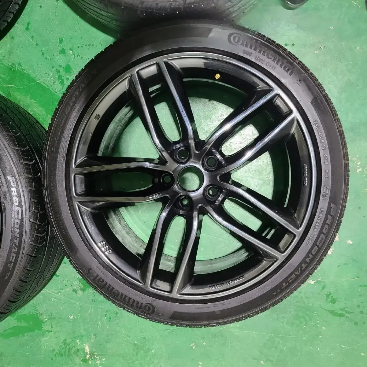 BBS SX 정품 블랙 크롬 휠 타이어 팝니다 245 40 19