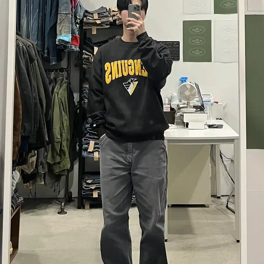 Puma 푸마 NHL PENGUINS 스웻셔츠