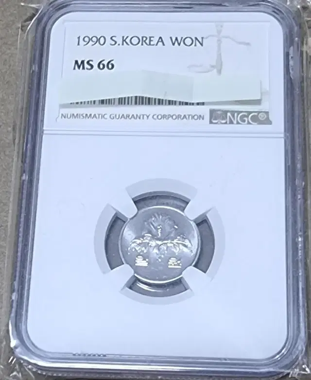 무료배송 1990년 1원 NGC MS66등급