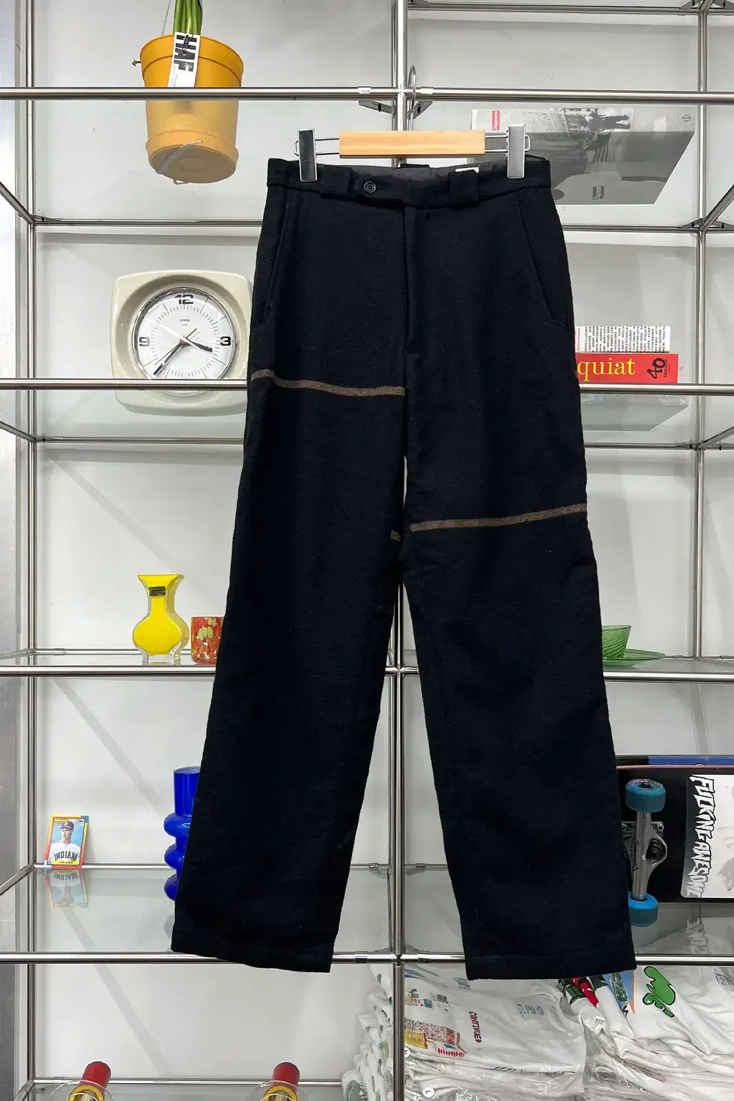 Vintage jipijapa wool pants