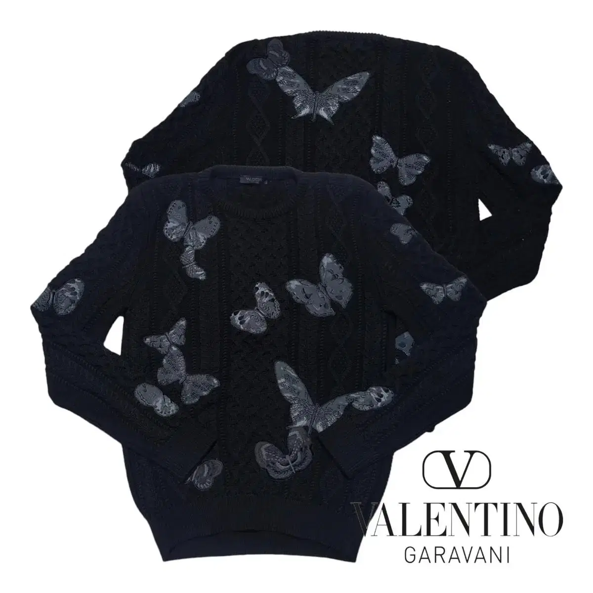 15FW ValentinoKnit ValentinoValentinoNavi ValentinoButterfly