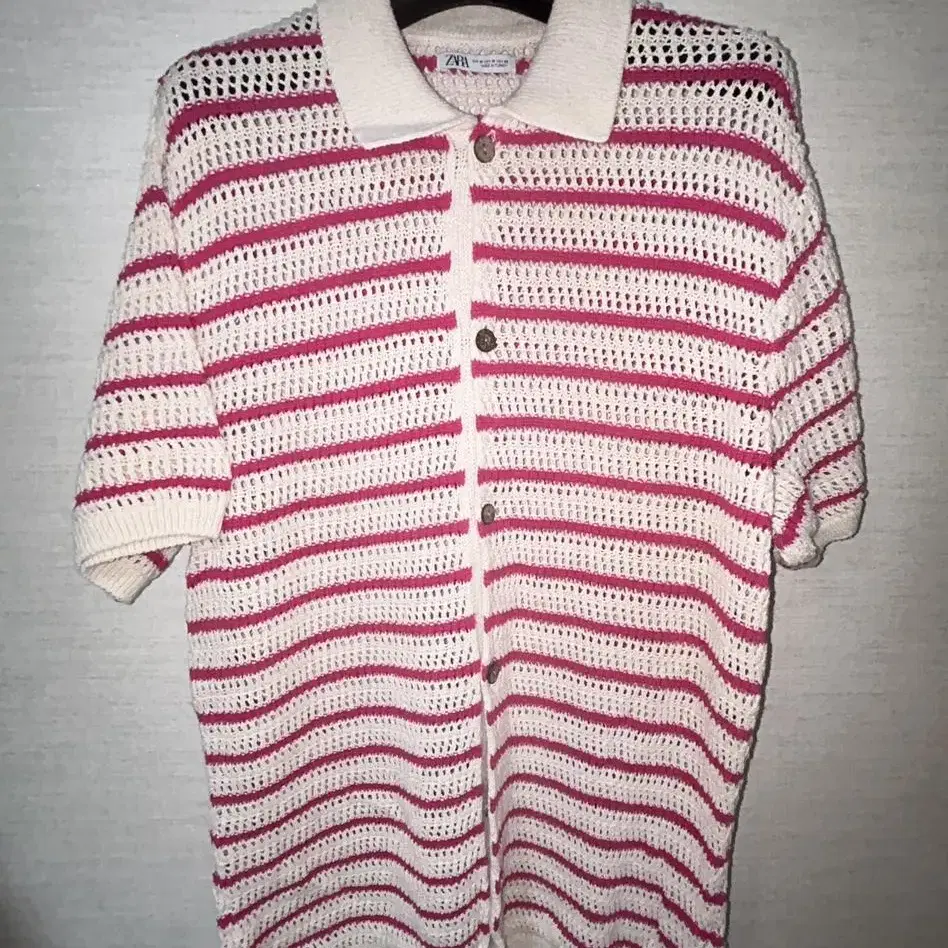 ZARA Punching Knit Pink