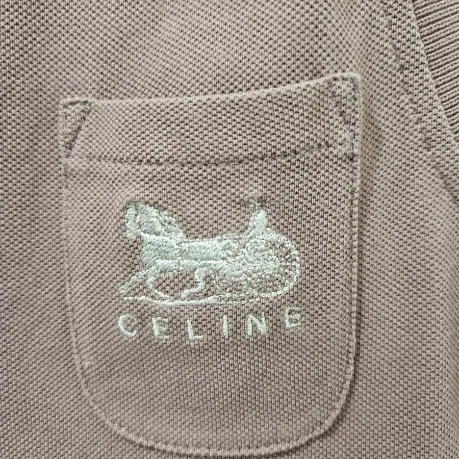 셀린느(Celine) 민소매 폴로 카라티