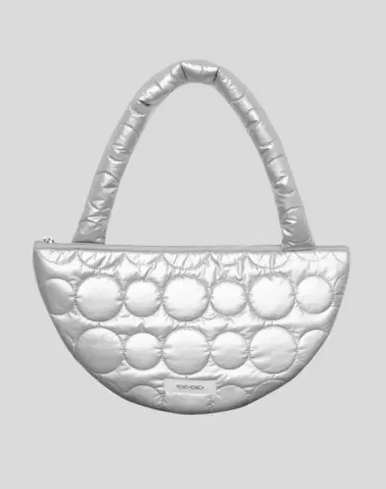 포코포스카 half circle bag (silver)