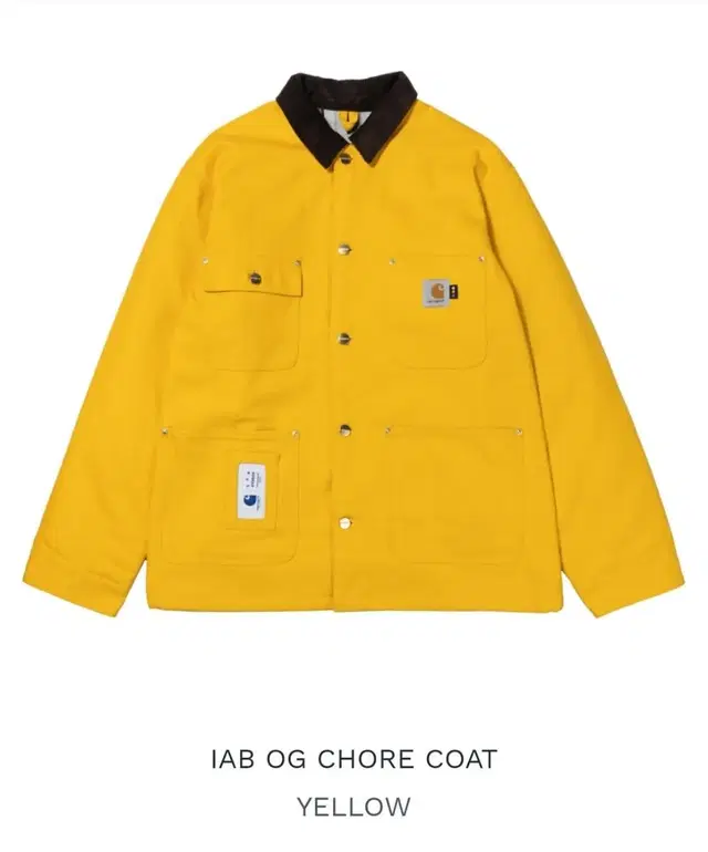 IAB OG CHORE COAT YELLOW 칼하트 라지