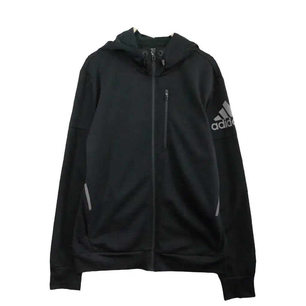 Adidas Black Hooded Zip Up 100