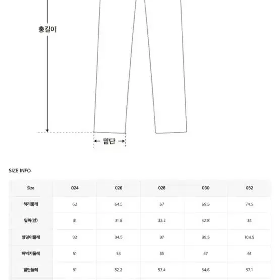 로엠 와이드 데님 팬츠(30) 새상품