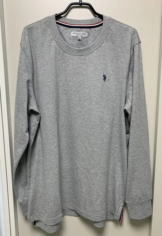 US POLO assn 남성 그레이 긴팔티셔츠 105/XL