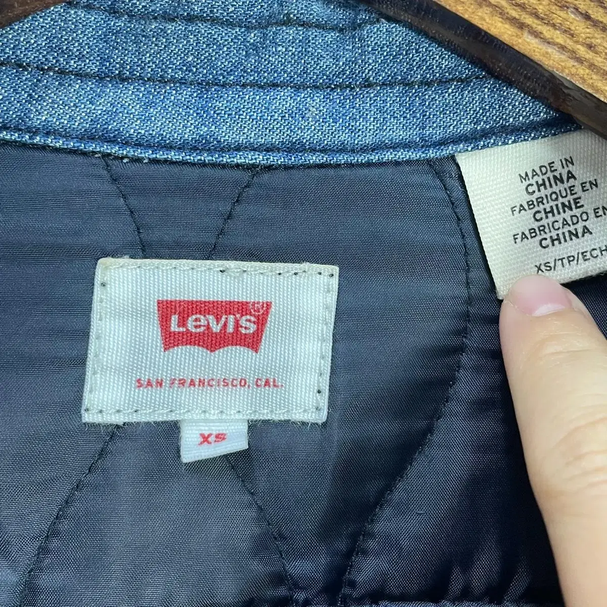 [XS] LEVI'S 리바이스 포켓 누빔 퀼팅 자켓