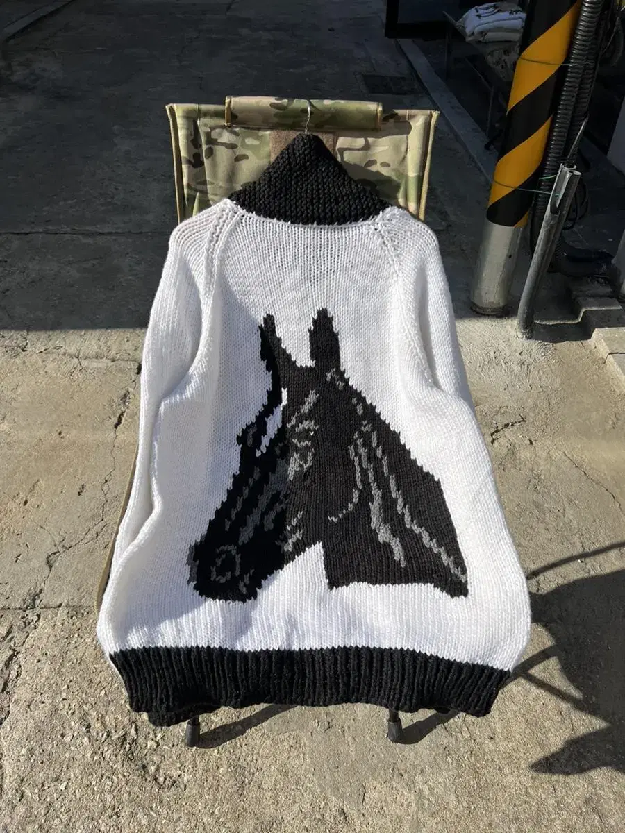 HORSE HEAD COWICHAN SWEATER 빈티지코위찬자켓