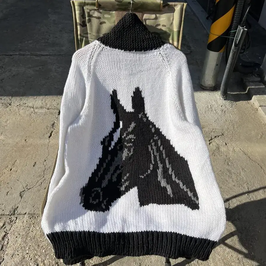 HORSE HEAD COWICHAN SWEATER 빈티지코위찬자켓