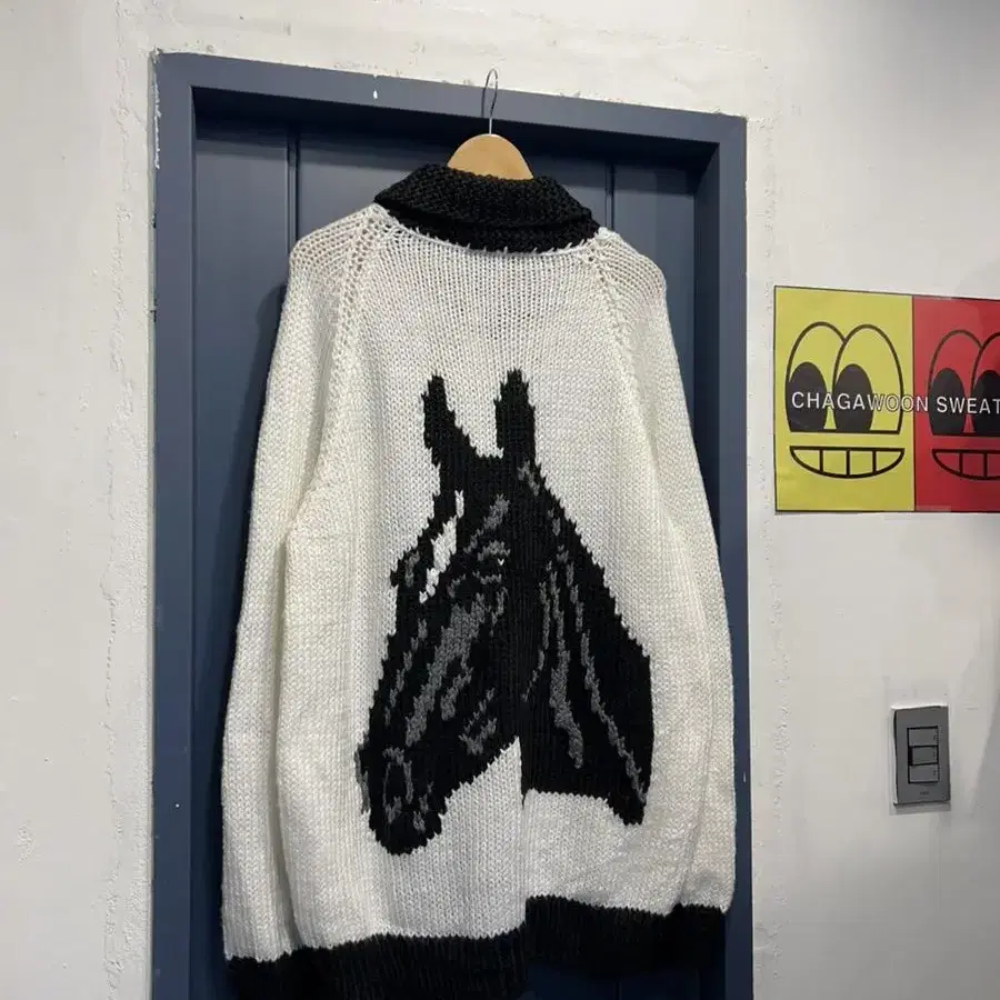 HORSE HEAD COWICHAN SWEATER 빈티지코위찬자켓